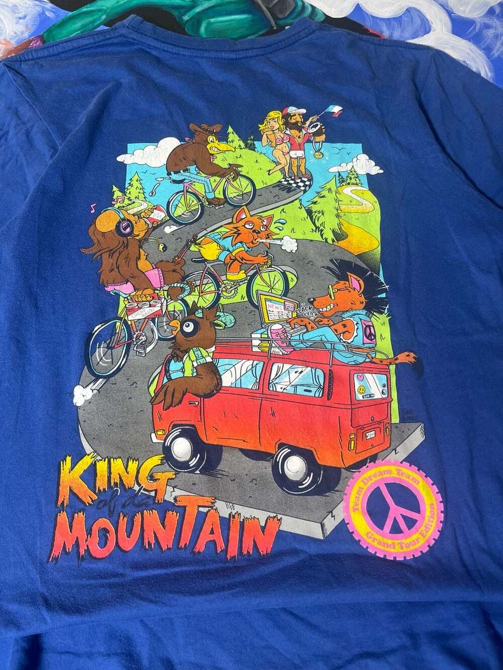 Team Dream Bicycling Team King of the Mountain Grand Tour Edition T-Shirt